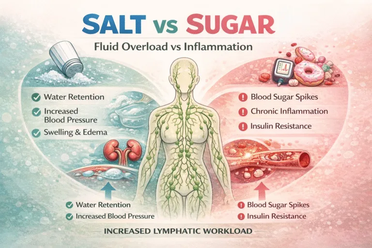 Salt vs Sugar How Diet Impacts Fluid Retention and Inflammation Explained