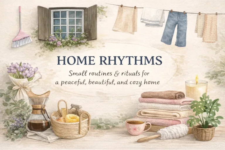 Sustainable Home Rhythms Simple Daily Routines for a Peaceful and Organized Home Lifestyle