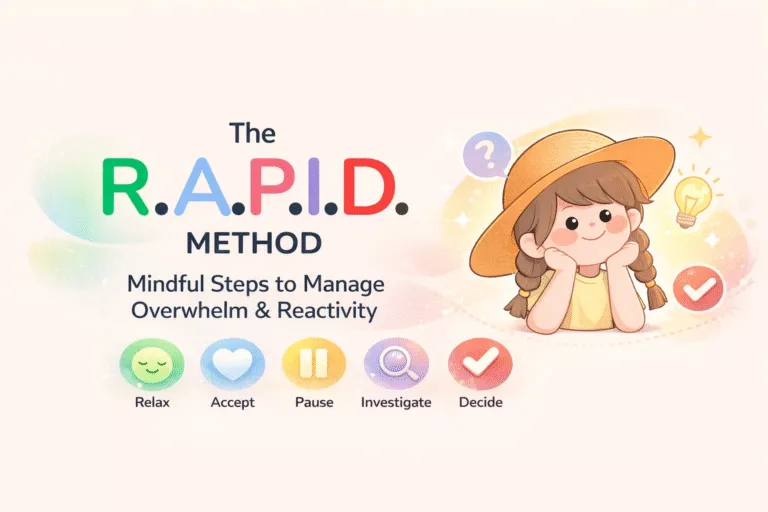 5 Ways to Manage Overwhelmed Feelings with the R.A.P.I.D. Mindfulness Method for Stress Relief