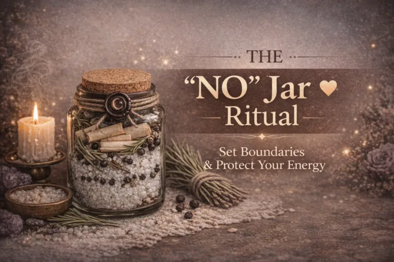 How to Make a No Jar for Setting Boundaries and Protecting Your Peace