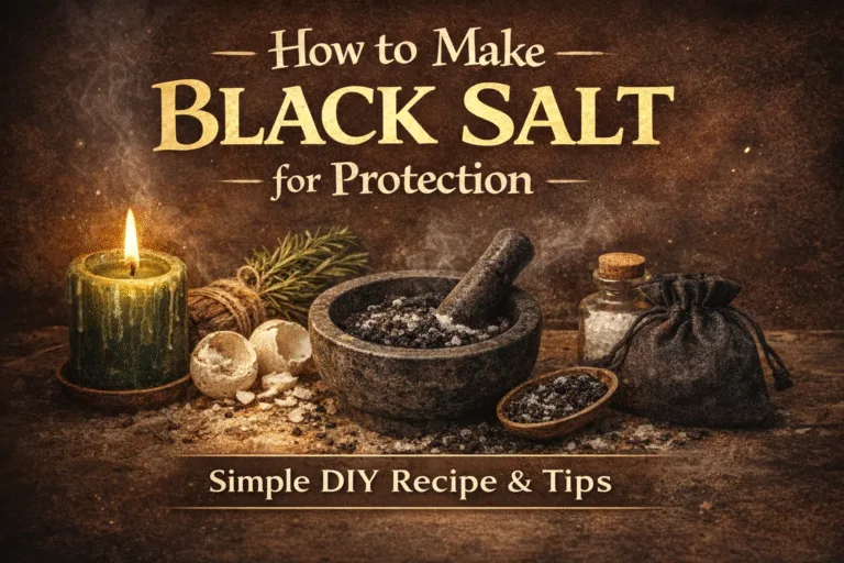 How to Make Black Salt for Protection  Easy DIY Ritual Salt Recipe  Ingredients