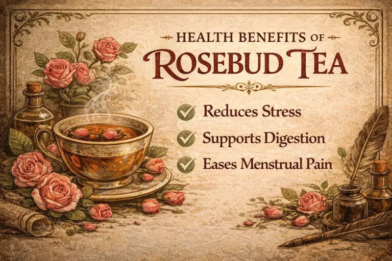 Rosebuds Tea Benefits Herbal Remedy for Stress, Digestion  Menstrual Relief
