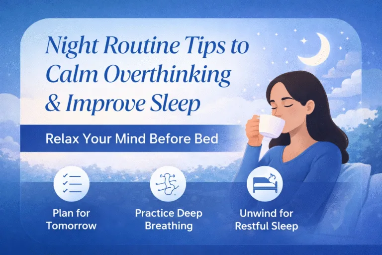 Best Bedtime Routine Tips to Stop Overthinking  Sleep Better