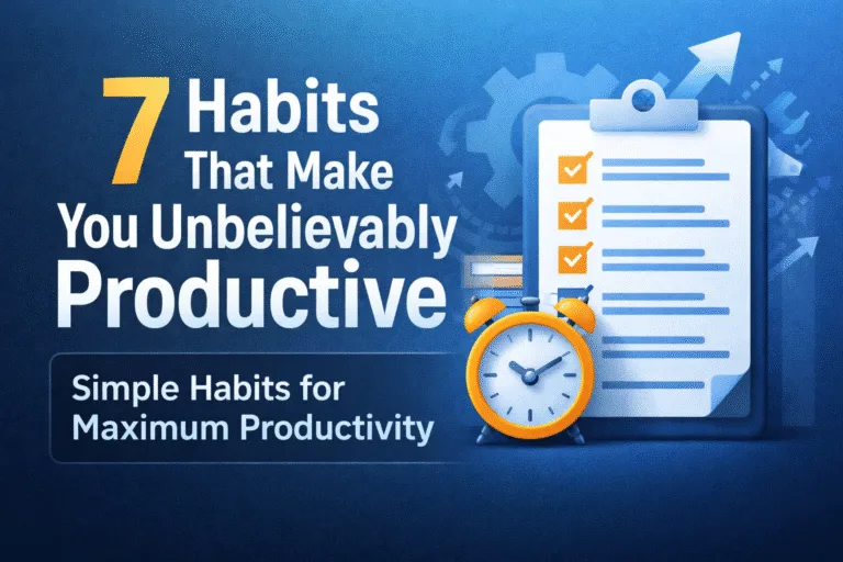 7 Habits to Become Unbelievably Productive Daily Routine Tips for Success