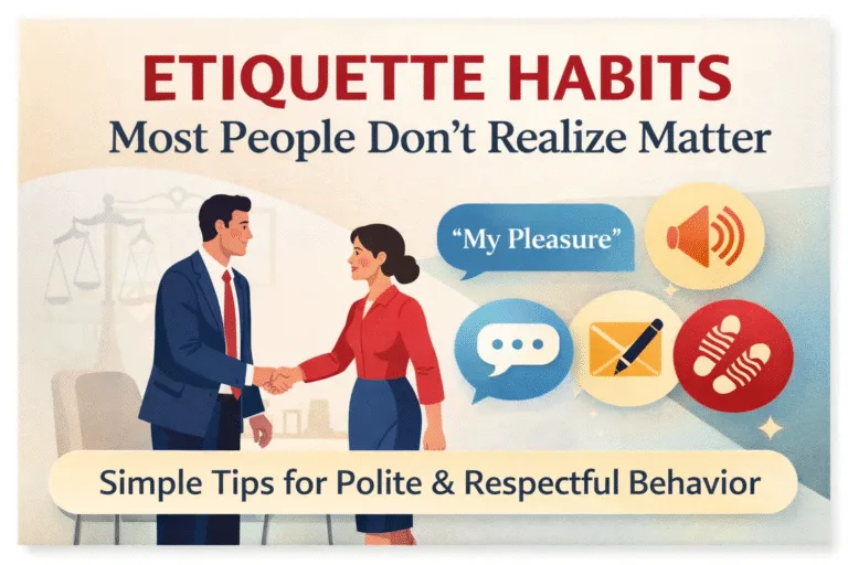 17 Essential Etiquette Habits for Social Success and Professional Manners
