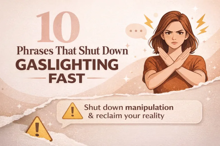 10 Powerful Phrases to Shut Down Gaslighting and Reclaim Your Reality