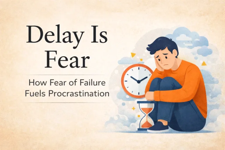 Why Procrastination Is Actually Fear How to Stop Delaying Your Success and Take Action