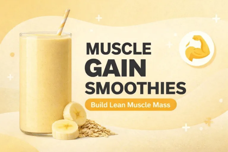High-Protein Banana  Oats Smoothie Recipe for Muscle Gain  Friday Workout Shake