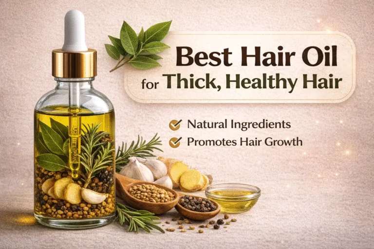 DIY Hair Growth Oil Recipe for Thicker Shiny Hair  Natural Scalp Treatment