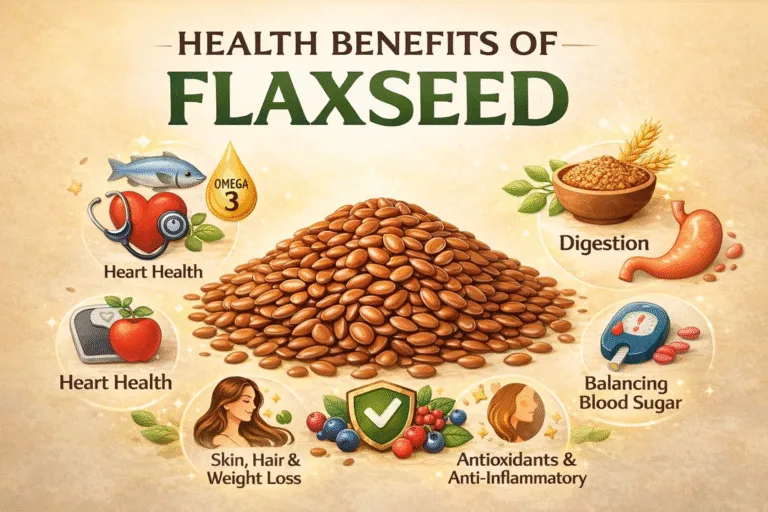 10 Health Benefits of Flaxseed Omega-3s, Fiber, Weight Loss  Digestion