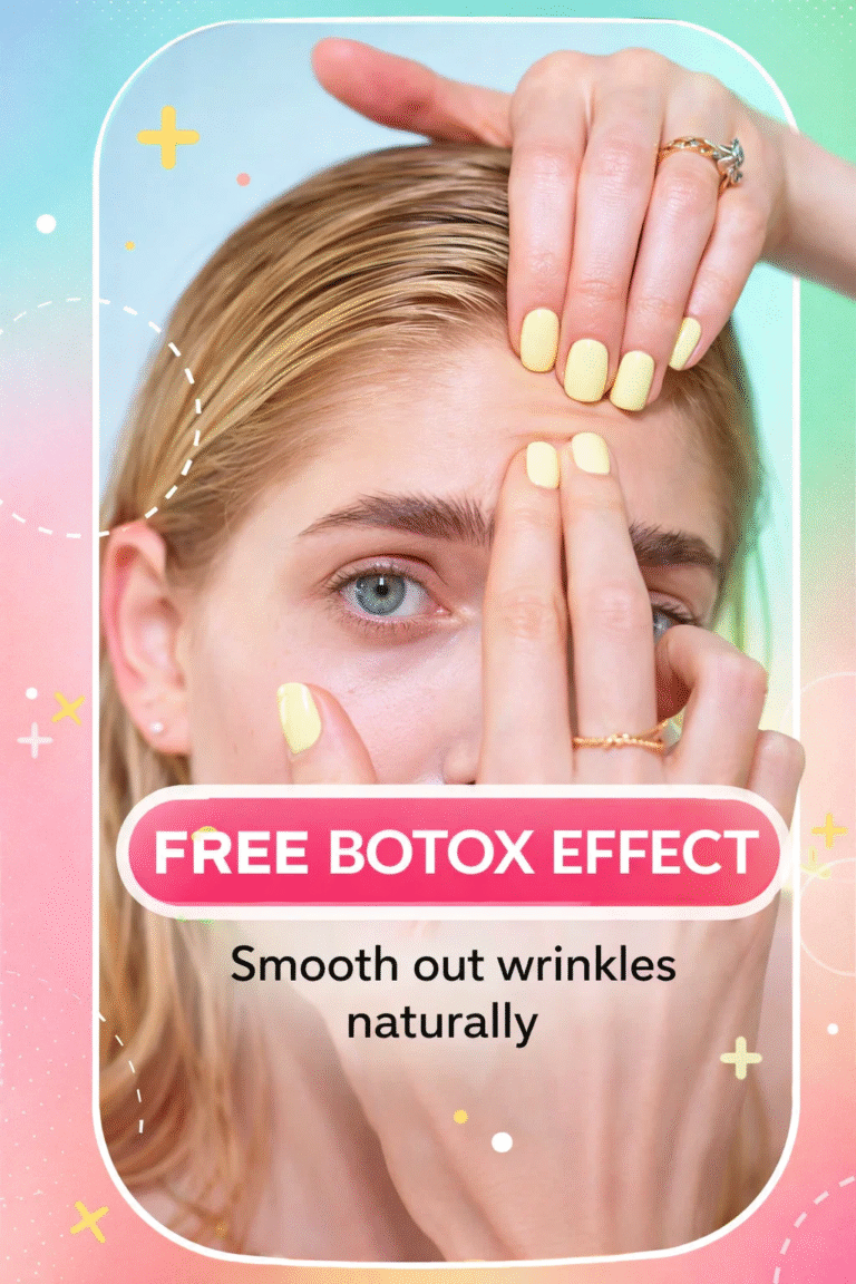 Natural Botox Face Lift  Anti-Aging Forehead Massage  Facial Yoga Exercises