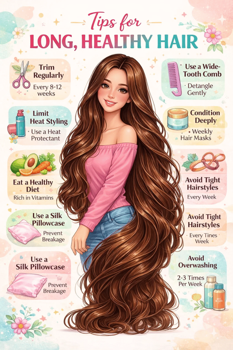Long Hair Care Tips Best Growth Routine for Healthy, Shiny  Thick Hair