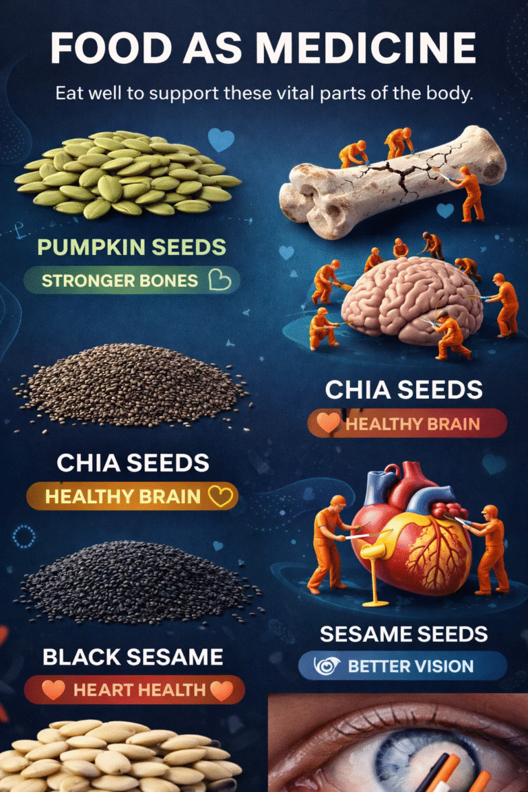 Food as Medicine Best Seeds for Bone, Brain, Heart and Eye Health Benefits