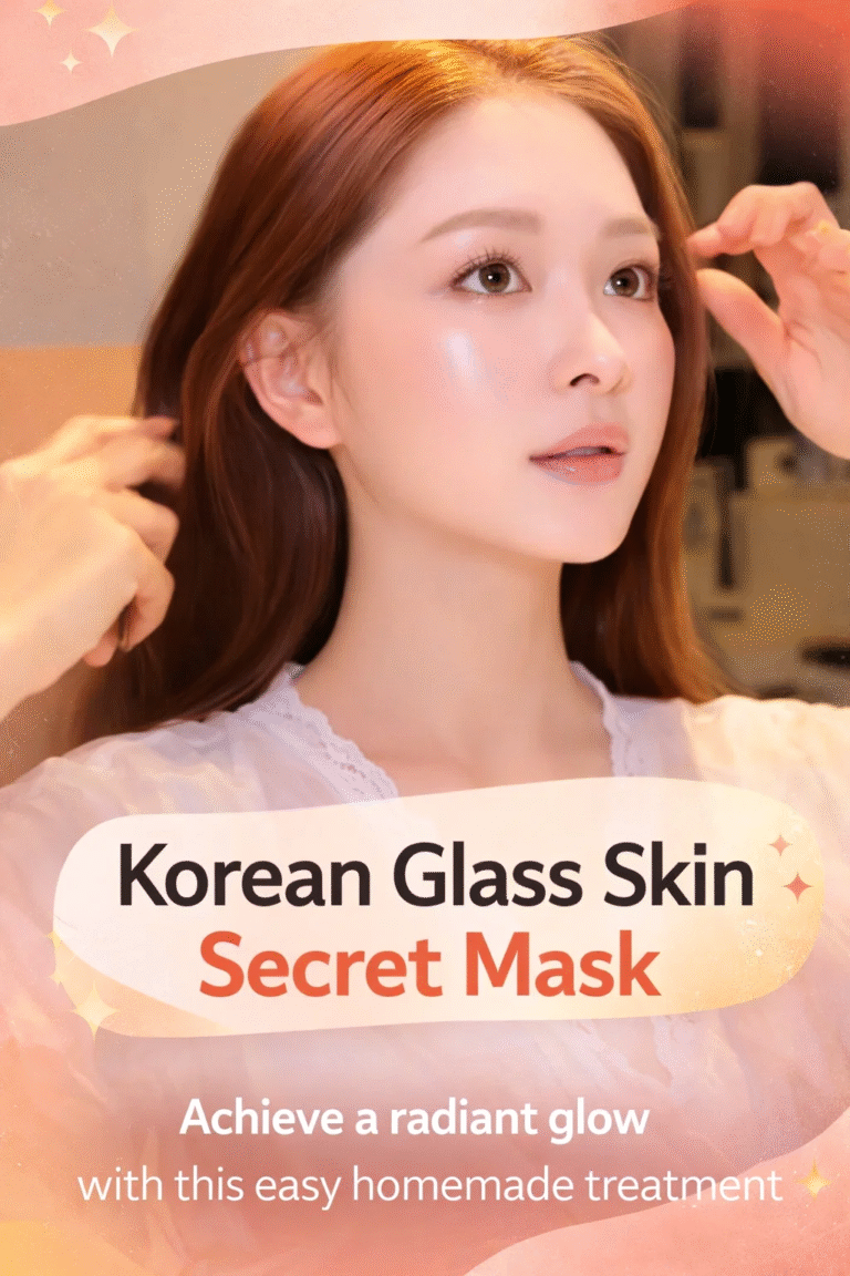 Korean Glass Skin Secret Mask  Homemade DIY Skincare for Glowing Skin