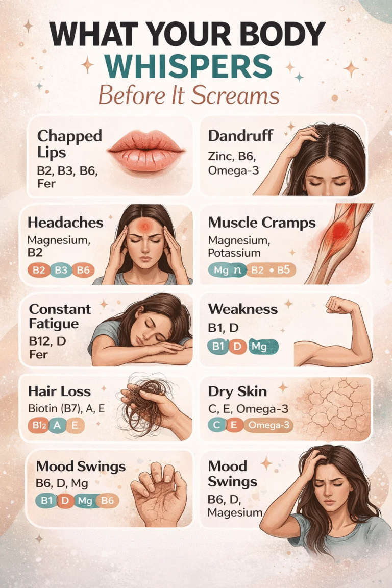 10 Common Signs Your Body Is Lacking Essential Vitamins and Nutrients