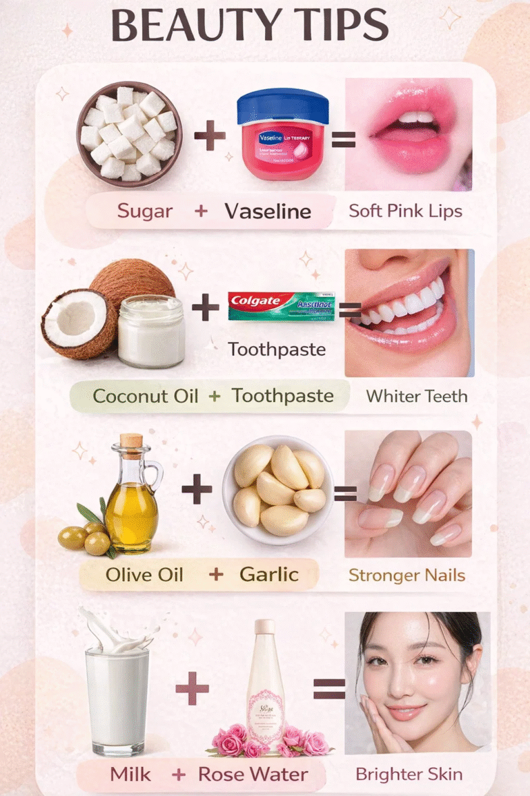 DIY Natural Beauty Remedies for Glowing Skin, White Teeth  Long Nails