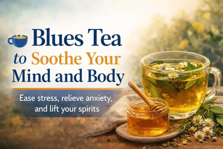 Calming Blues Tea Recipe Soothing Herbal Blend for Anxiety, Stress Relief  Better Mood