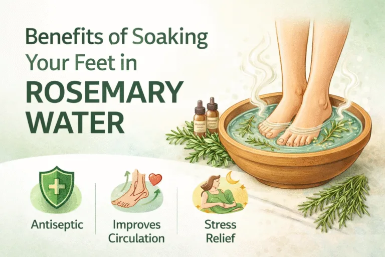 Rosemary Foot Soak Benefits for Circulation, Stress Relief  Natural Antifungal Self-Care