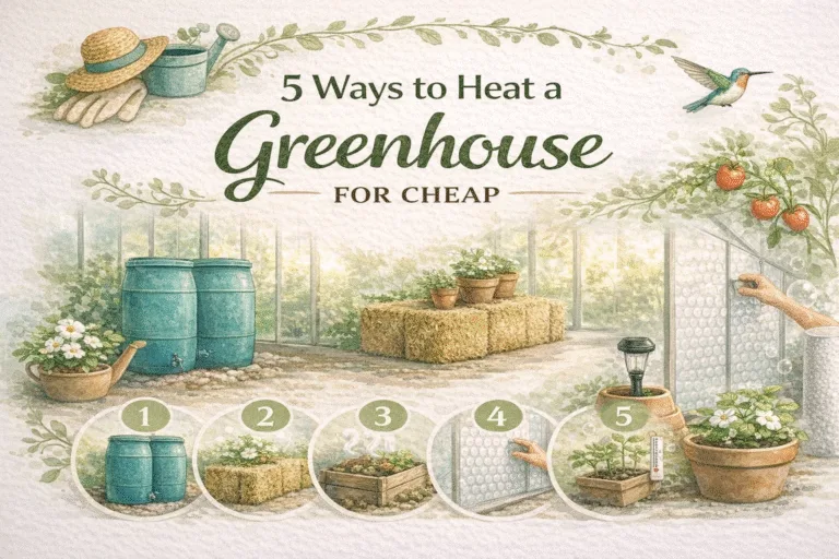 5 Cheap Ways to Heat a Greenhouse for Free Off-Grid DIY Winter Greenhouse Heating Tips