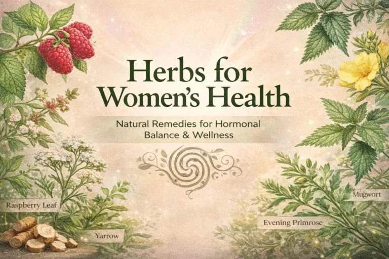 Top 7 Healing Herbs for Womens Health Natural Remedies for Hormonal Balance and PMS Relief