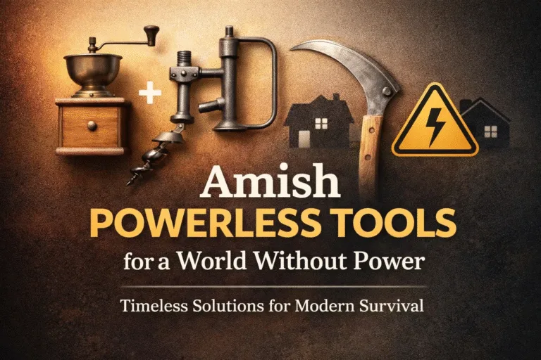Off Grid Amish Tools Survival Solutions for a World Without Power