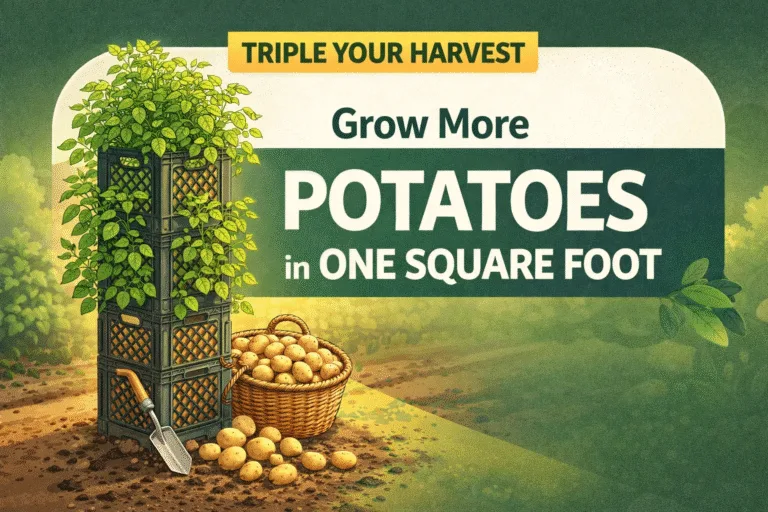 How to Grow Potatoes in Milk Crates Vertical DIY Potato Tower for a Triple Harvest