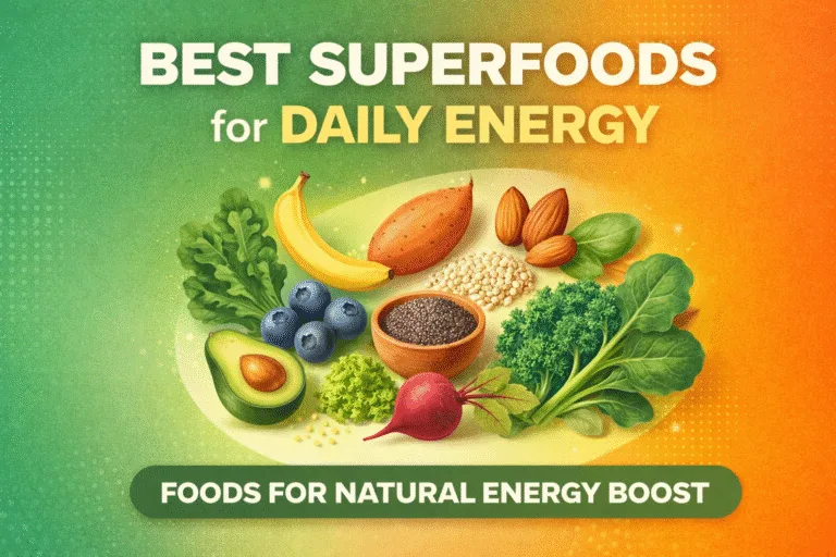 Superfoods for Daily Energy Poster Nutrition Cheat Sheet for Wellness  Kitchen Wall Art