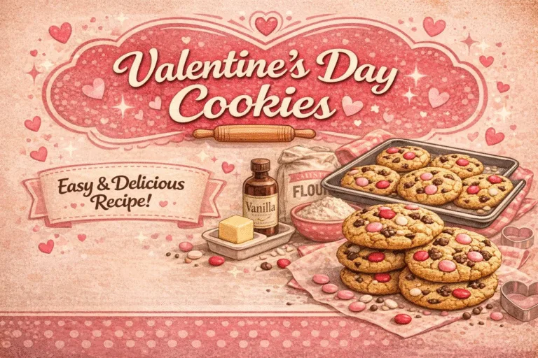 Easy Valentines Day MM Cookie Recipe  Best Soft  Chewy Holiday Butter Cookies