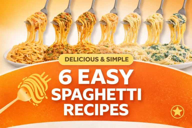 6 Easy Spaghetti Pasta Recipes for Quick and Delicious Weeknight Dinners