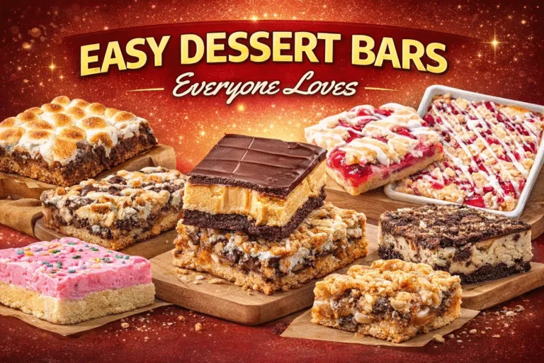 8 Best Easy Dessert Bar Recipes  Homemade Smores, Buckeye, and Cookie Bars