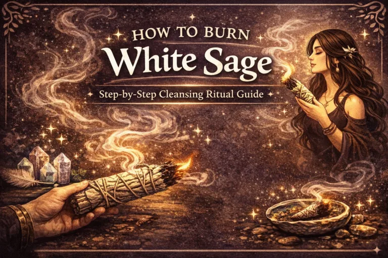 How to Burn White Sage for Energy Cleansing Step-by-Step Beginner Smudging Ritual Guide