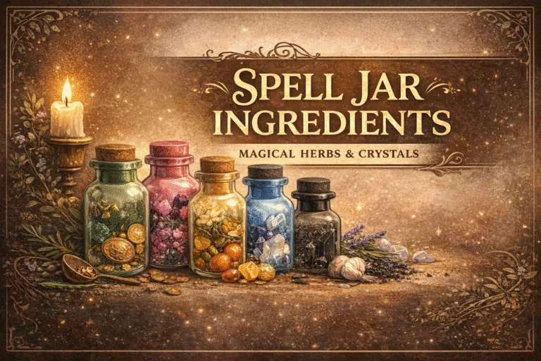 Ultimate Spell Jar Ingredients Guide  Herbs  Crystals for Manifestation  Protection