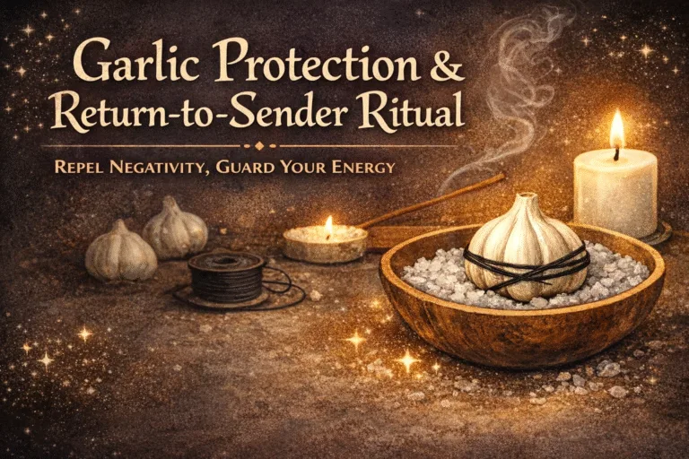 Garlic Protection Ritual  Return to Sender Magic  Spiritual Energy Cleansing Tips
