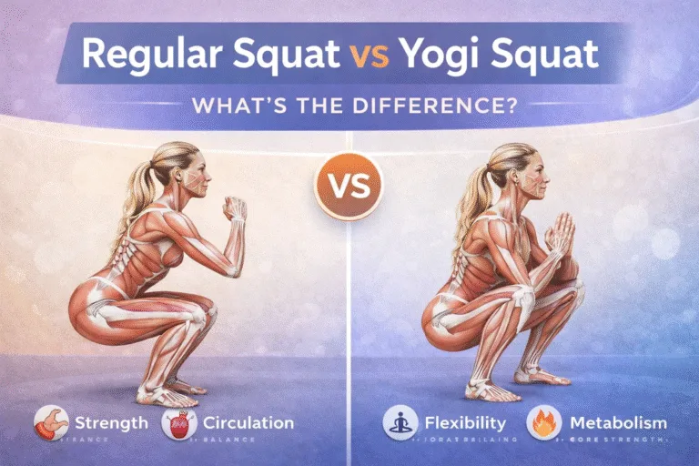 Regular Squat vs Yogi Squat Benefits for Strength, Flexibility, and Core Power