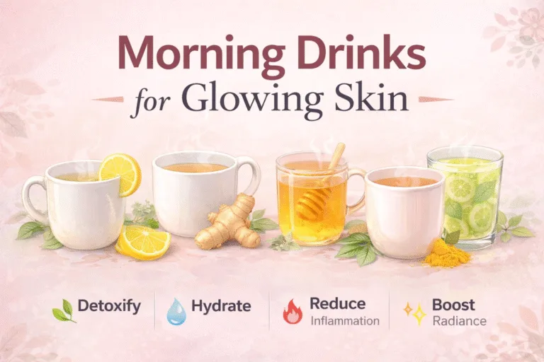 Morning Drinks for Glowing Skin 5 Easy Recipes for Radiant Complexion