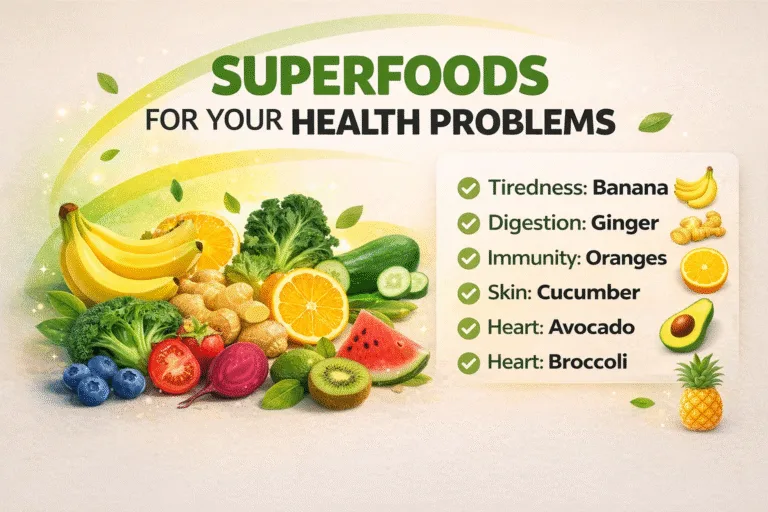 18 Superfoods to Heal Your Body Natural Solutions for Common Health Problems
