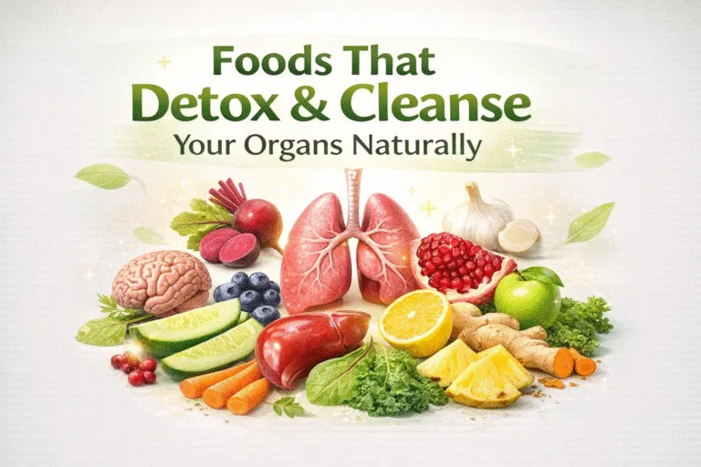 Top Foods to Clean Your Organs Naturally Best Detox Ingredients for Total Body Wellness