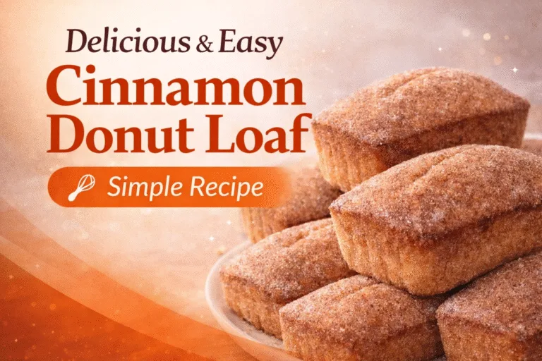 Easy Cinnamon Donut Loaf Recipe Moist, Sweet  Perfectly Spiced Quick Bread