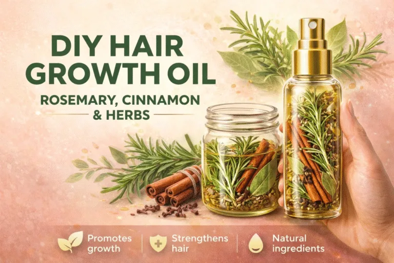 How to Make Rosemary and Cinnamon Hair Growth Oil for Longer Stronger Hair Recipe