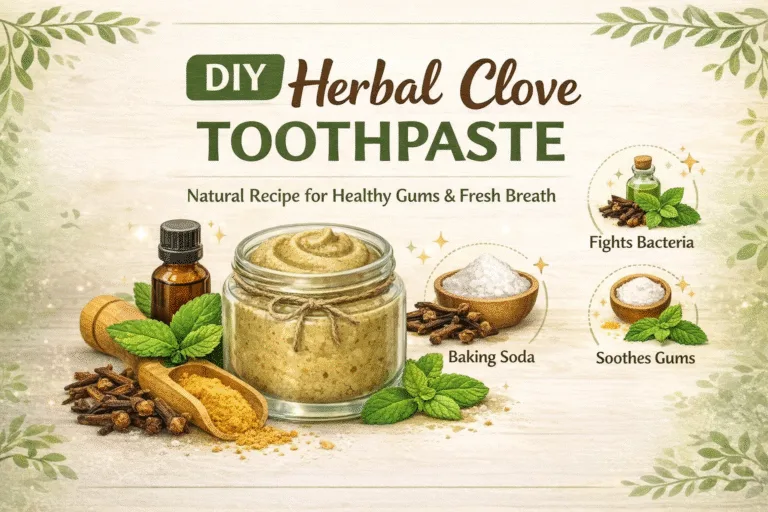 DIY Clove Herbal Toothpaste Recipe for Natural Whitening  Healthy Gums