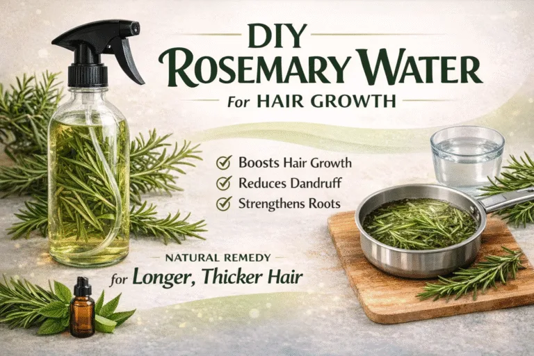 DIY Rosemary Water for Hair Growth  Easy Homemade Hair Tonic Recipe