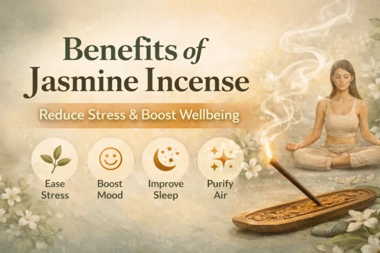 5 Benefits of Jasmine Incense for Stress, Sleep  Meditation  Raajsee Natural Incense Sticks