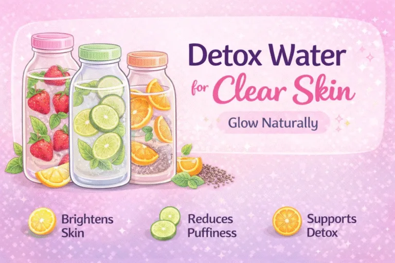4 Aesthetic Detox Water Recipes for Clear Skin Glow  Natural Beauty Tips