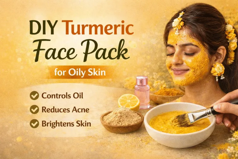 DIY Haldi Face Pack for Oily Skin  Turmeric Face Mask for Acne  Oil Control