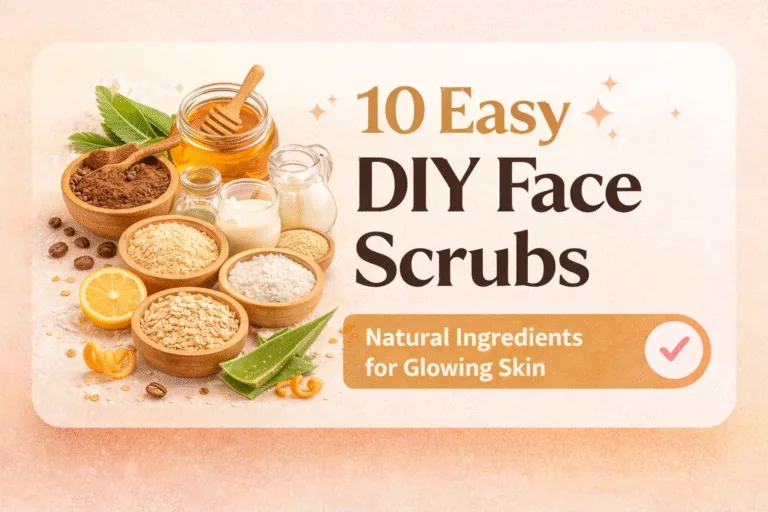 10 Best DIY Face Scrubs for Glowing Skin  Natural Homemade Facial Exfoliator Recipes