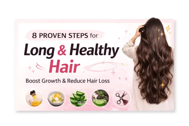 8 Step Hair Growth Guide How to Get Long, Thick  Healthy Hair Faster