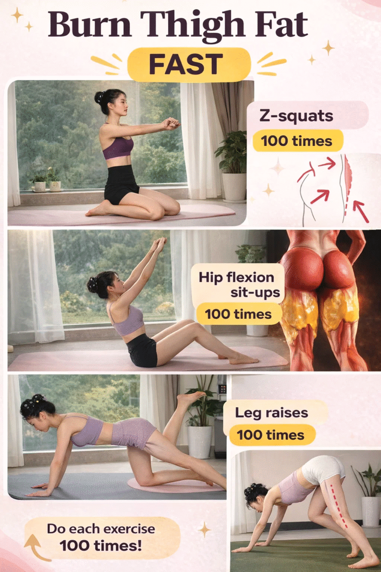 Slim Legs Workout Routine Z-Squats  Leg Raises for Lean Thighs Fitness