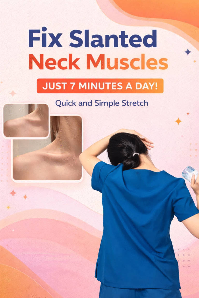 7-Minute Daily Exercises to Fix Slanted Neck Muscles  Improve Posture  Shoulder Stretch