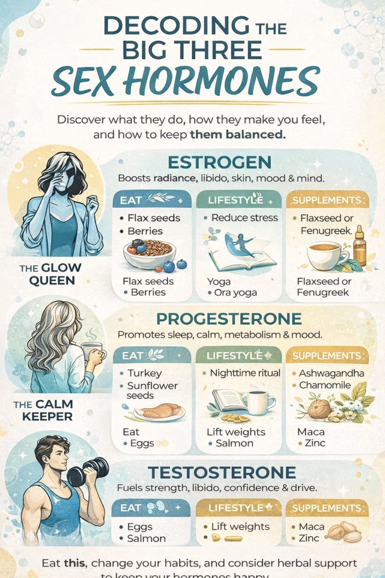 How to Balance Your Sex Hormones The Ultimate Guide to Estrogen, Progesterone  Testosterone
