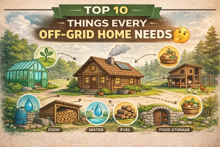 Essential Off-Grid Home Infrastructure for Self-Sufficient Living  Sustainable Homesteading